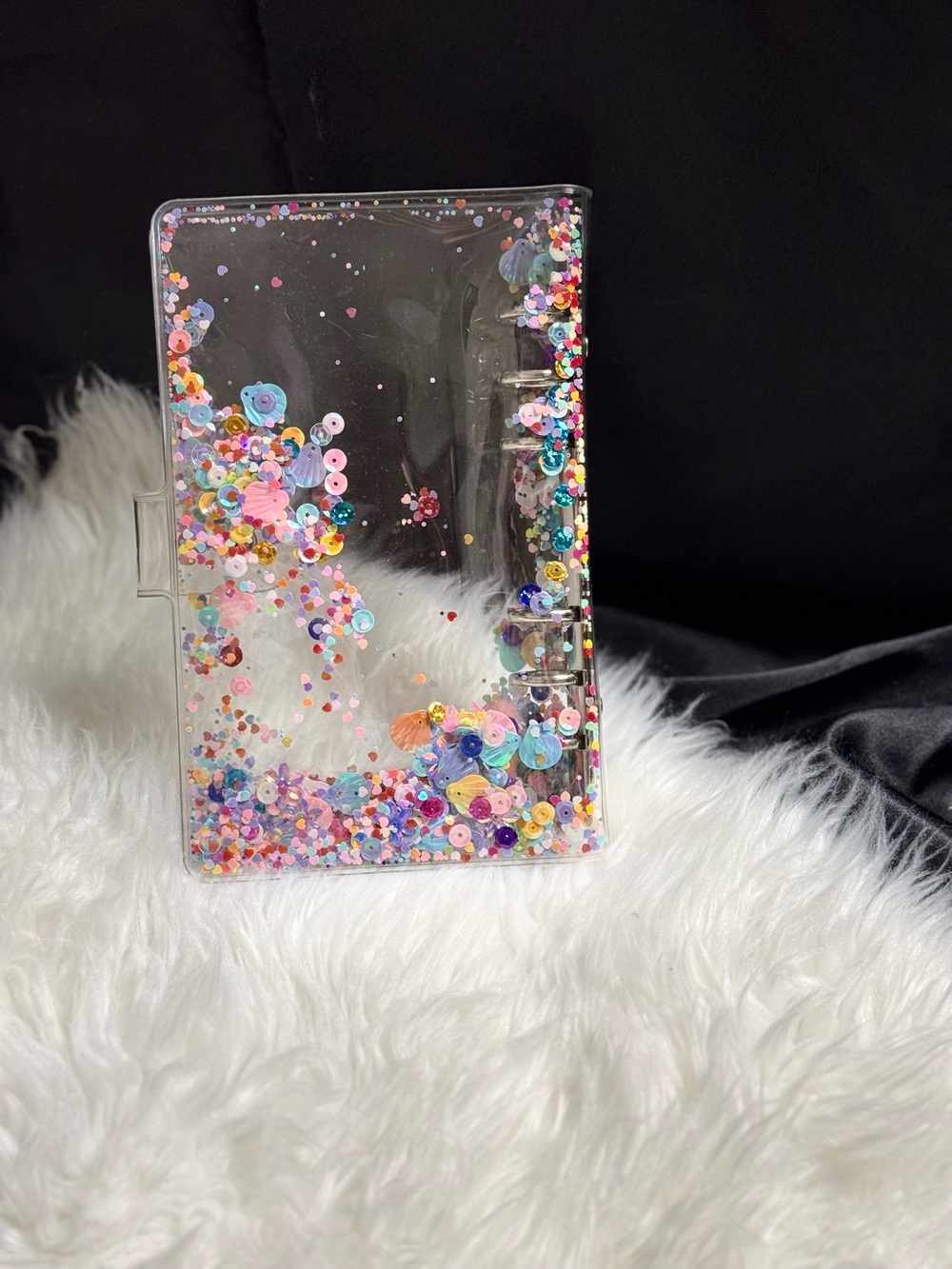 Iridescent Sequin shaker Notebook Cover - Picture 4 of 4